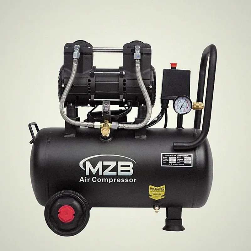 6.4 Gallon Ultra Quiet Air Compressor 110V/60Hz Steel Tanks Oil-Free 70dB